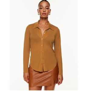 Wilfred Rust Button-Down Shirt